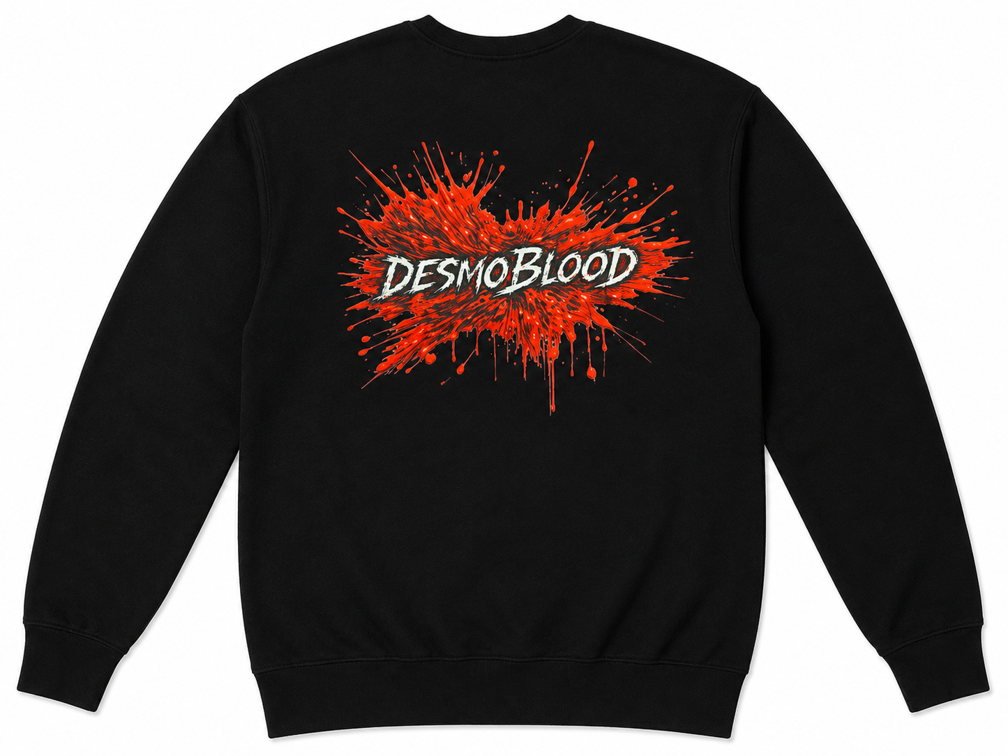 DesmoBlood Crewneck – Black Splash Edition
